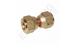 Adapter/csat.cső anya 1/4"xanya 1/4